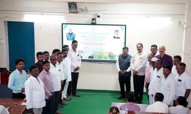 *शेतकऱ्यांना १८,६९०हजर कोटी  प्रधानमंत्री किसान सन्मान निधीच्या हस्तांतरण सोहळ्याचे प्रक्षेपण कृषी विद्यापीठात संपन्न पंतप्रधान सन्मान निधीद्वारे शेतकऱ्यांचा योग्य सन्मान.*