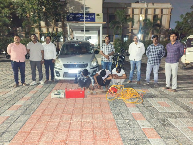 कर्जत तालुक्यात घरफोडी व चोरी करणारी टोळी स्थानिक गुन्हे शाखेकडून जेरबंद