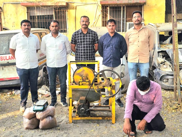 नेवासा येथे अवैध मावा व्यवसायावर स्थानिक गुन्हे शाखेचा छापा,मुद्देमालासह आरोपी ताब्यात.